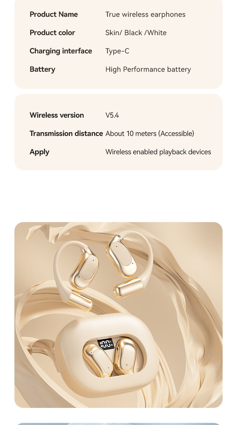 New M115Bluetooth Headset OWS Ear-hook style ultra-long battery life high appearance wireless Bluetooth earphones wholesale