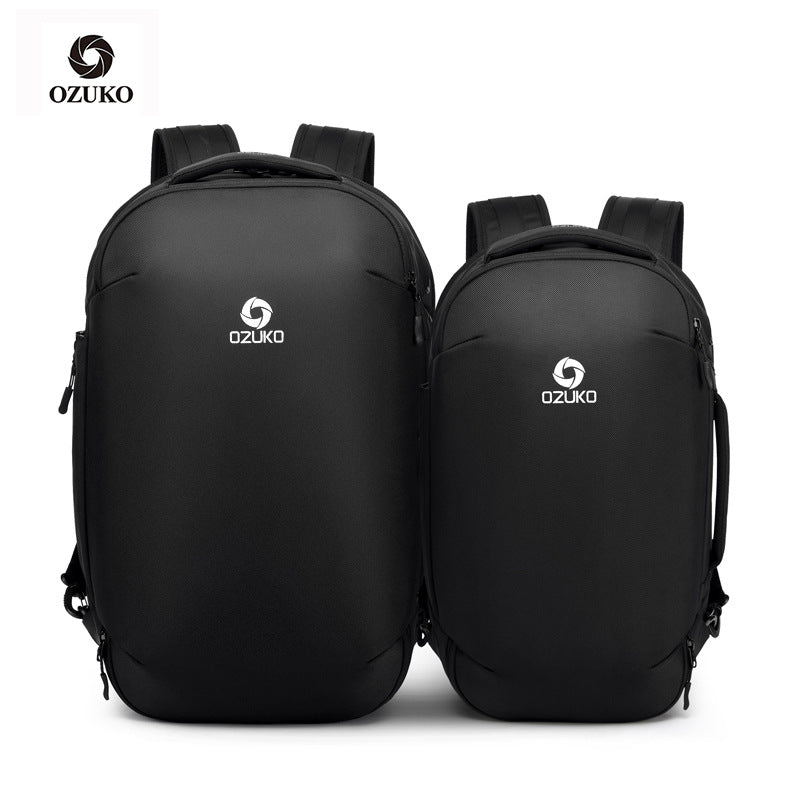 ozuko Business Backpack Men's Computer Backpack Large capacity simple trendy waterproof travel commuter bag