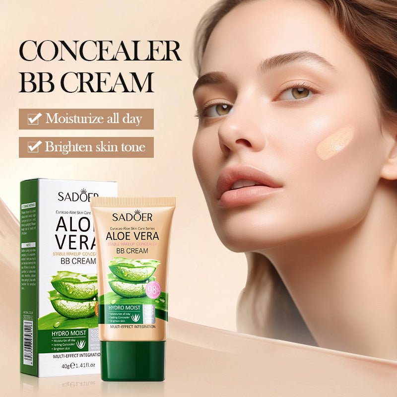 Full English Aloe Vera Long-lasting Concealer BB Frost SADOER Contouring and Shaping Makeup BB Wholesale  Foreign Trade Frost
