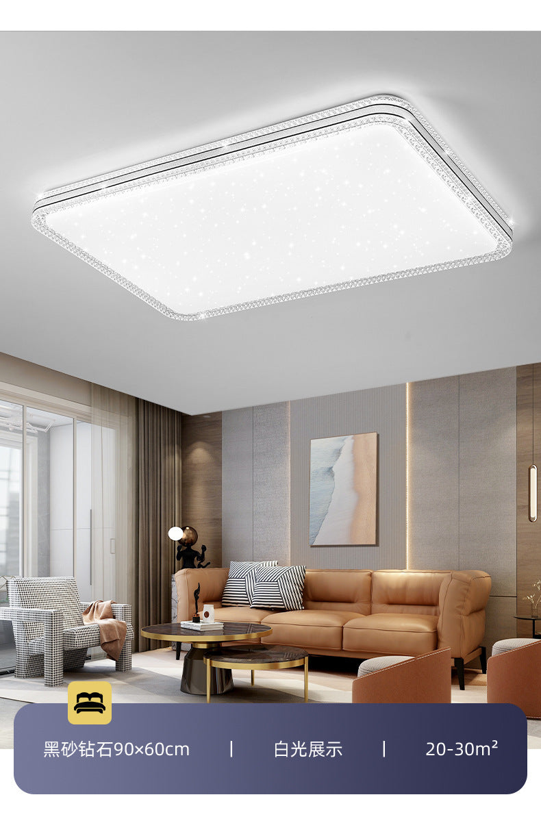 led Ceiling Lamp Master Bedroom Lamp Simple Modern Living Room Lamp Round Room Study Romantic Starry Sky Light Fixture