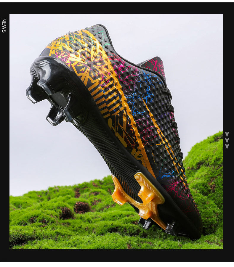 New professional football shoes for men and women AG Spike TF Broken Nail Youth Student Grassland Competition Training Shoes