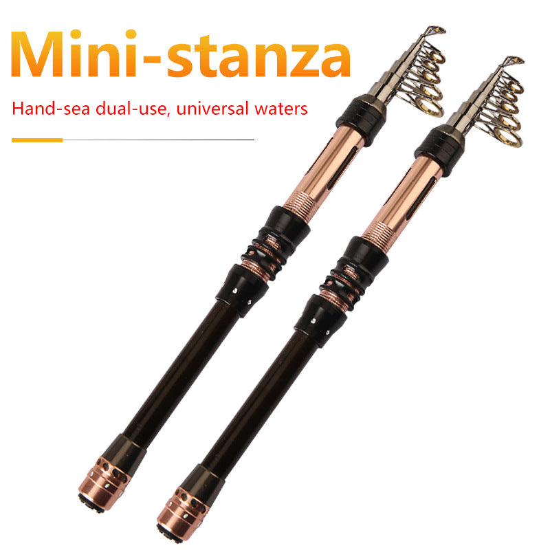 Manufacturer In-Stock Carbon Mini Small Sea Rod Casting Rod Short Section Pen Fishing Rod Set Ultra-Hard Long Casting Rod