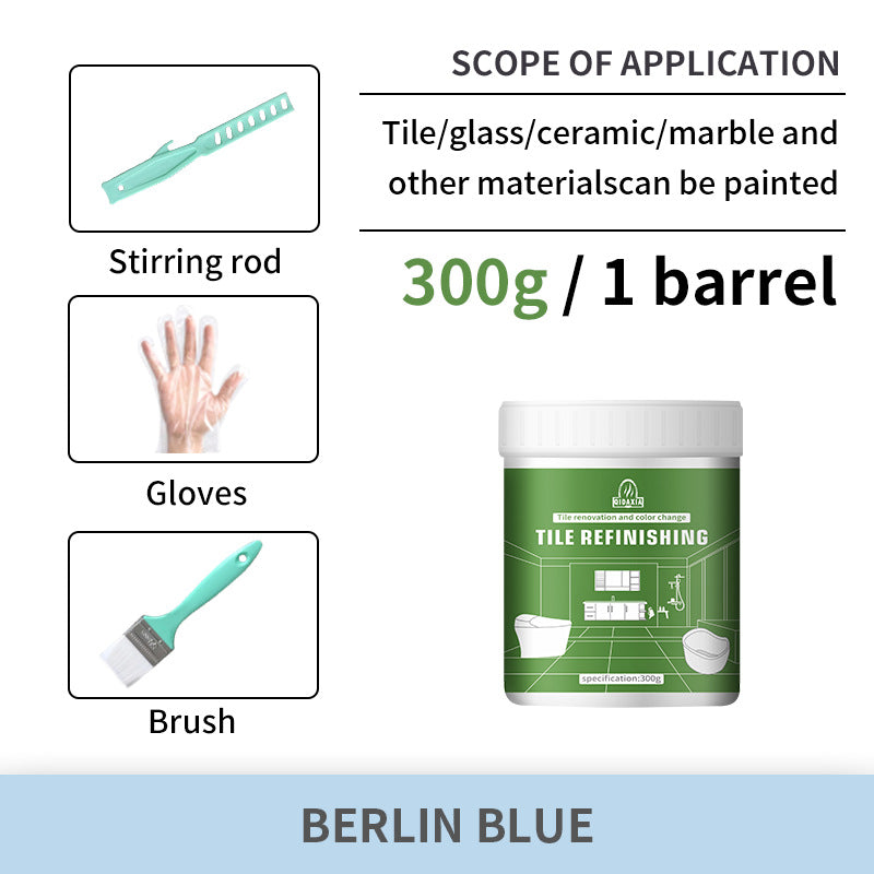 Xiyin Water-Based Tile Paint Bathroom Floor Tile Renovation Paint Special Paint Wear-Resistant Glass Color-Changing Paint Tile Paint