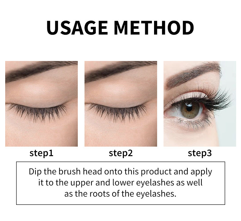 Non-Removing Mascara Waterproof Smudge-Proof Long-Lasting Dense Curling Eye Makeup Wholesale