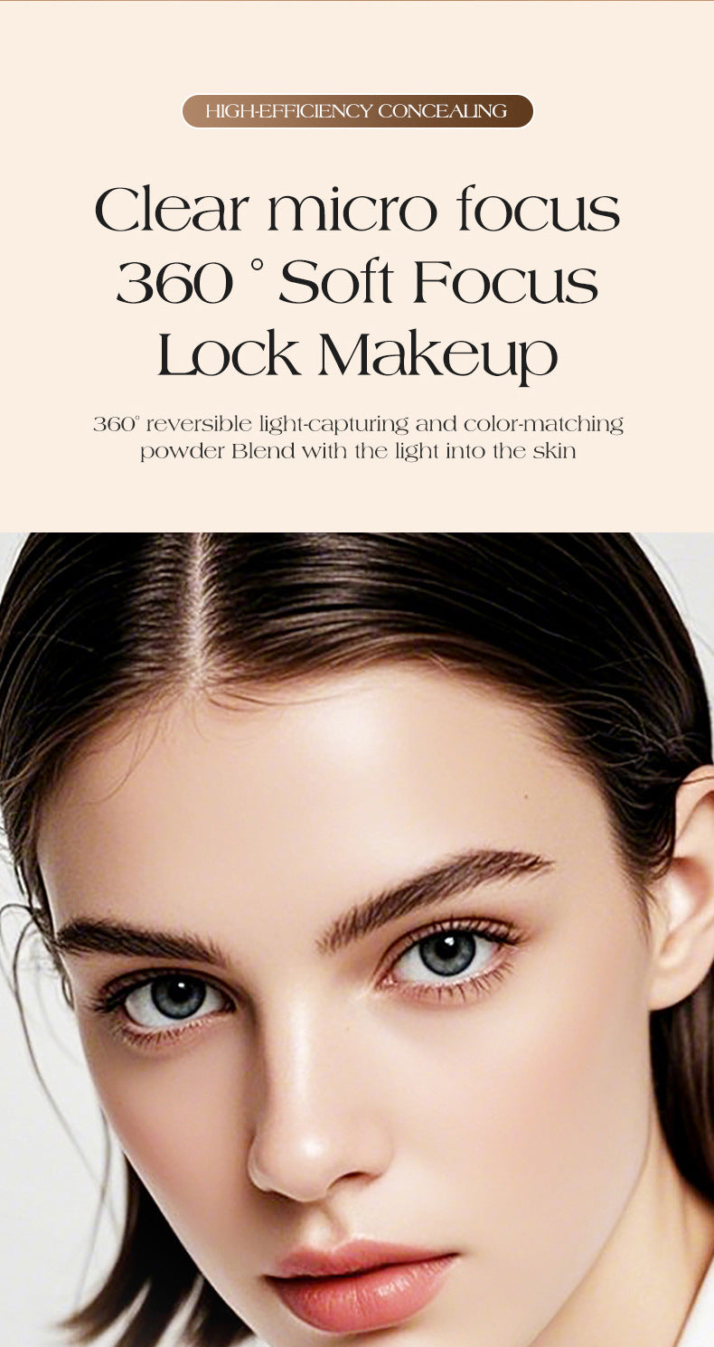 ICVC#1204Oil Control Powder Nude Makeup Setting Loose Powder5g Comes with makeup mirror, e-commerce version
