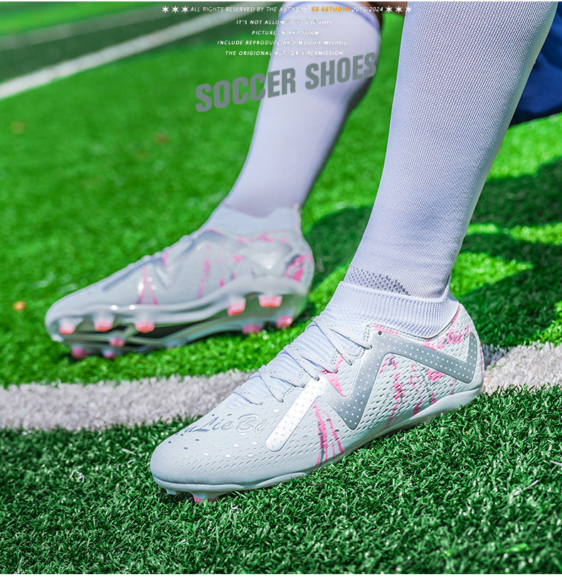 Men's Soccer Shoes Children's Cleats tf Professional training shoes for adult students, wholesale soccer shoes