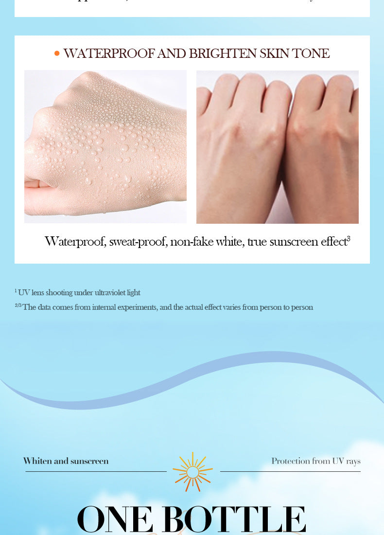 Sunscreen Whitening Essence50mlSADOER Refreshing and Non-Greasy Sunscreen Essence Cross-Border Wholesale