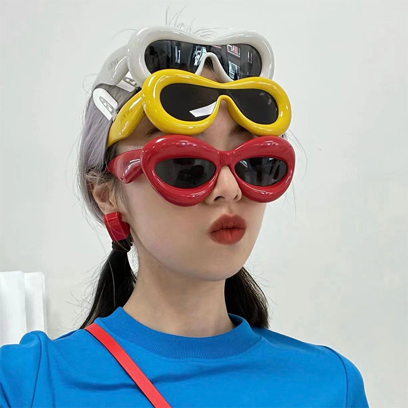 European and American Style Lip Sunglasses for Women Fashionable Party Quirky Personality Sunglasses Women's Glasses Wholesale Street Style Sun Protection