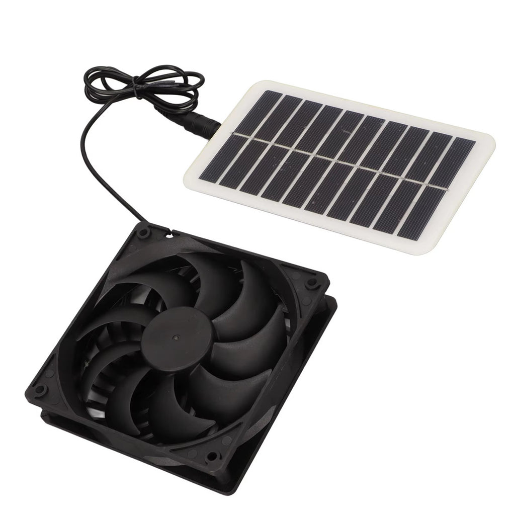 Direct Sales Solar Panel Exhaust Fan Portable Energy-Saving Solar Exhaust Fan Chicken House Deodorization Exhaust Ventilation