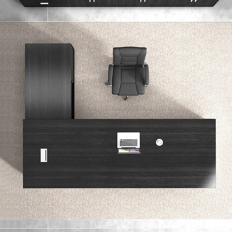 Simple Modern Boss Office Desk and Chair Set New Chinese Style Executive Desk President Desk Manager Desk Office Furniture