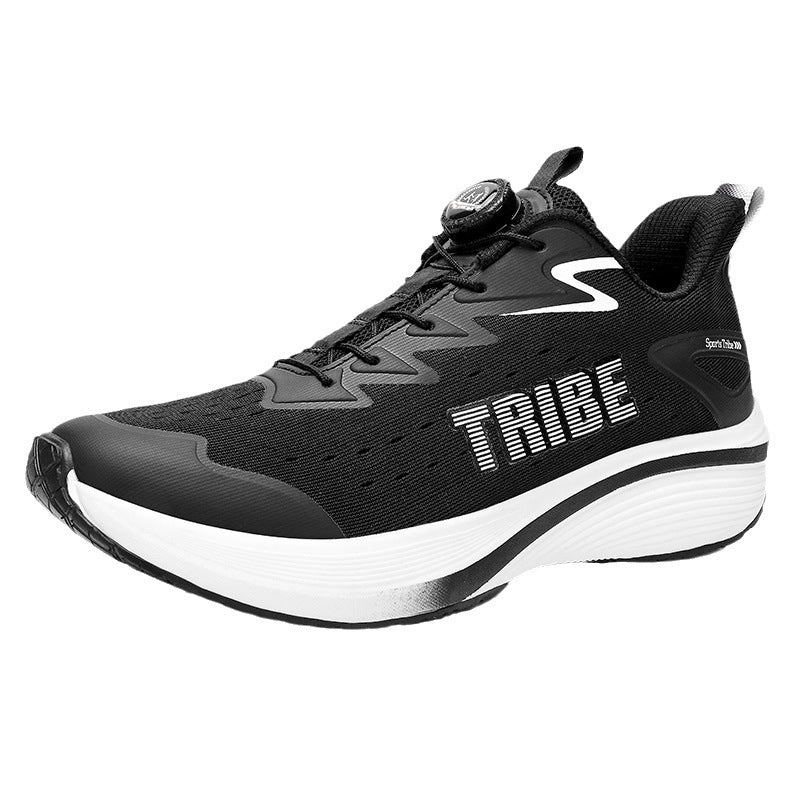 Full Palm Carbon Plate Running Shoes Mesh Ultra-Light Shock Absorption Men and Women Students Racing Jogging Sports Marathon Professional Running Shoes
