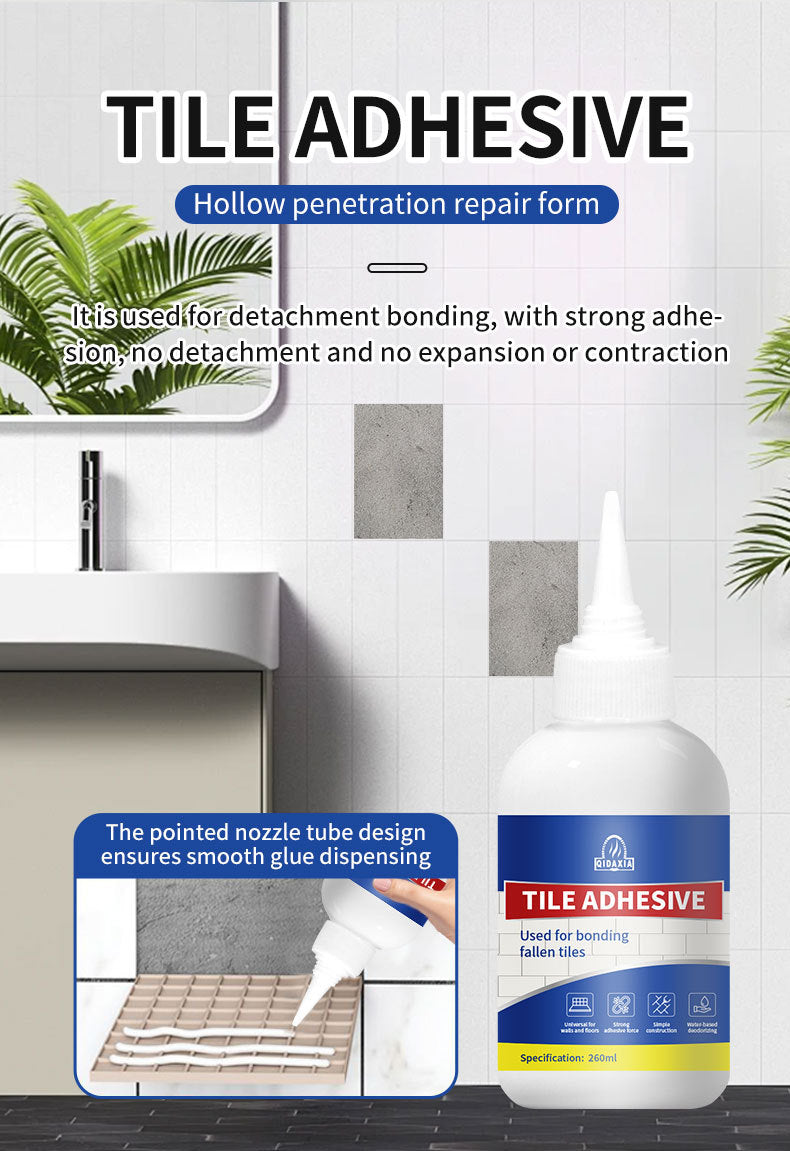 Tile Adhesive Cement Repair Floor Tile Hollow Drum Penetration Bonding Repair Wall Tile Falling Back Adhesive Strong Bonding Agent