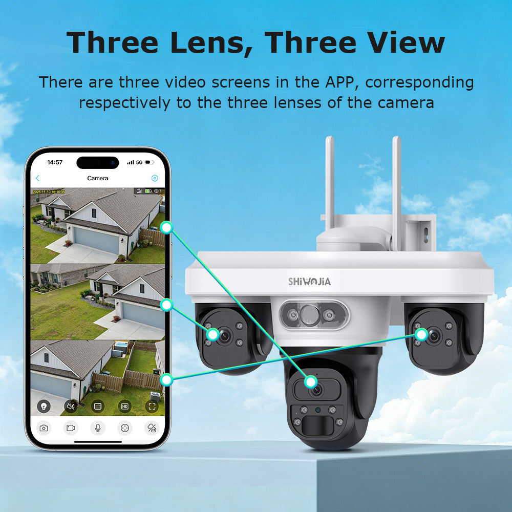 AOV Solar Camera Trinocular Solar Camera9MP High Definition Full Color AOV New Camera Product