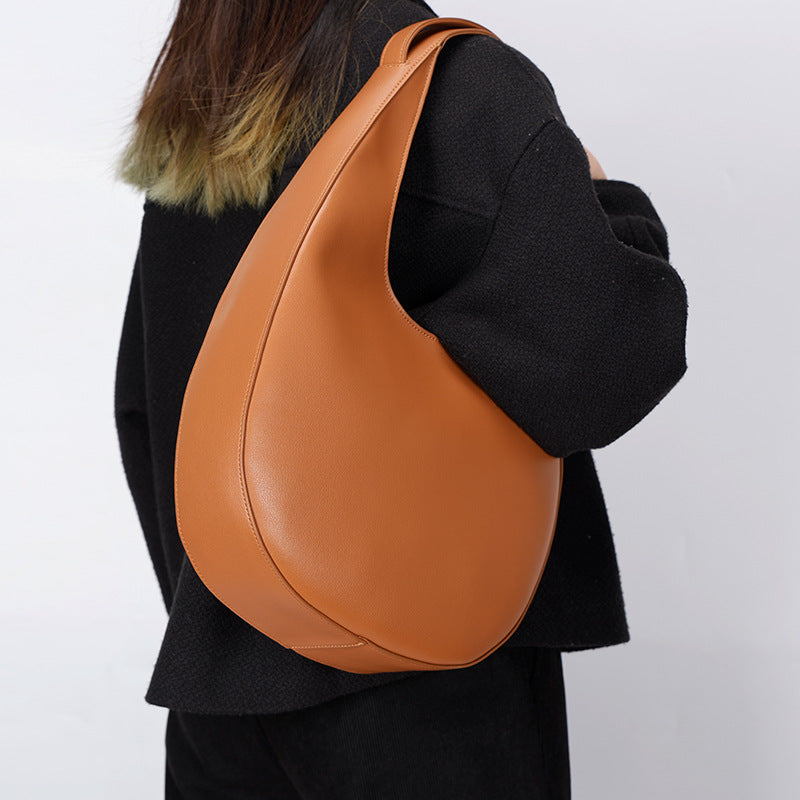 European and American Retro Women's Bag Crescent Bag Design Sense Versatile Niche Fashion Shoulder Bag Crossbody Bag