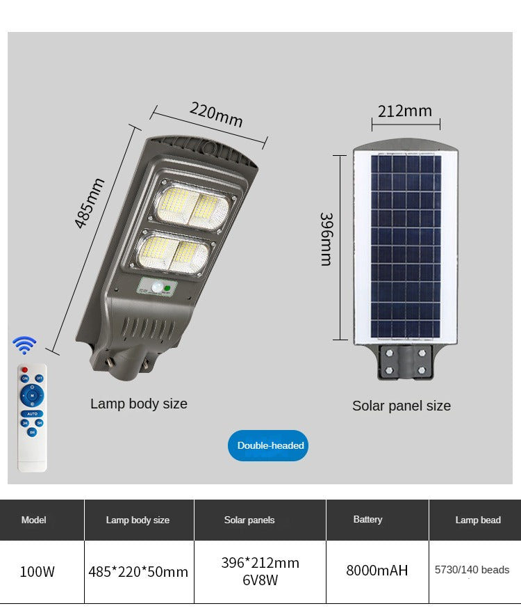 Outdoor Waterproof Ip65 Professional Factory Produces Integrated Solar Street Lights