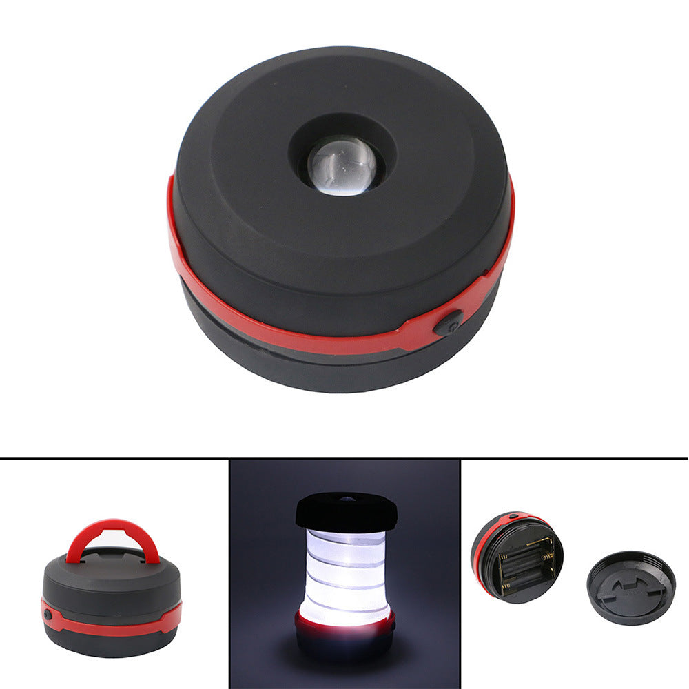 Outdoor Waterproof LED Camping Light Tent Light Retractable Camping Light Dry Battery Portable Emergency Light Night Light