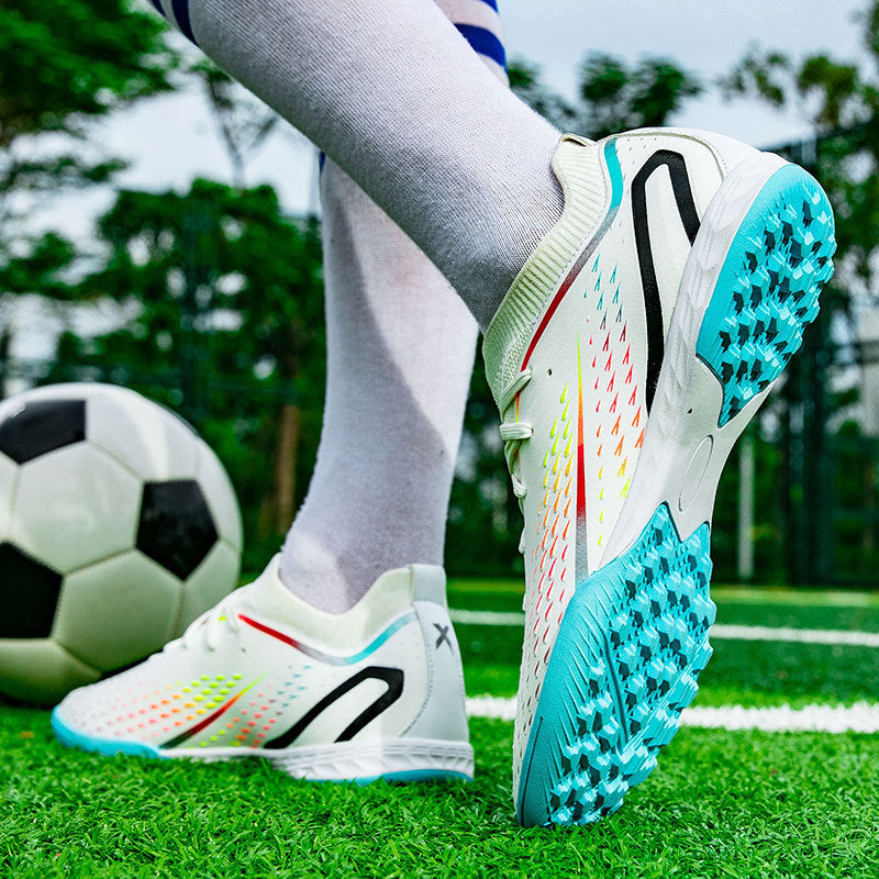 New Style Spike Soccer Shoes for Men, Students, Adults, Grass Training Long Spike Non-Slip Professional Competition Football Shoes