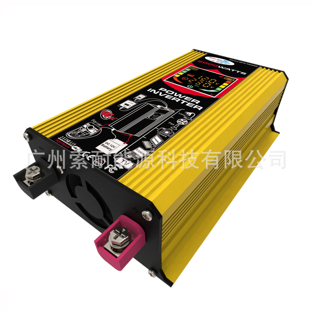 500W Vehicle Inverter12V Turn110V 220V With smart display screen car inverter Export