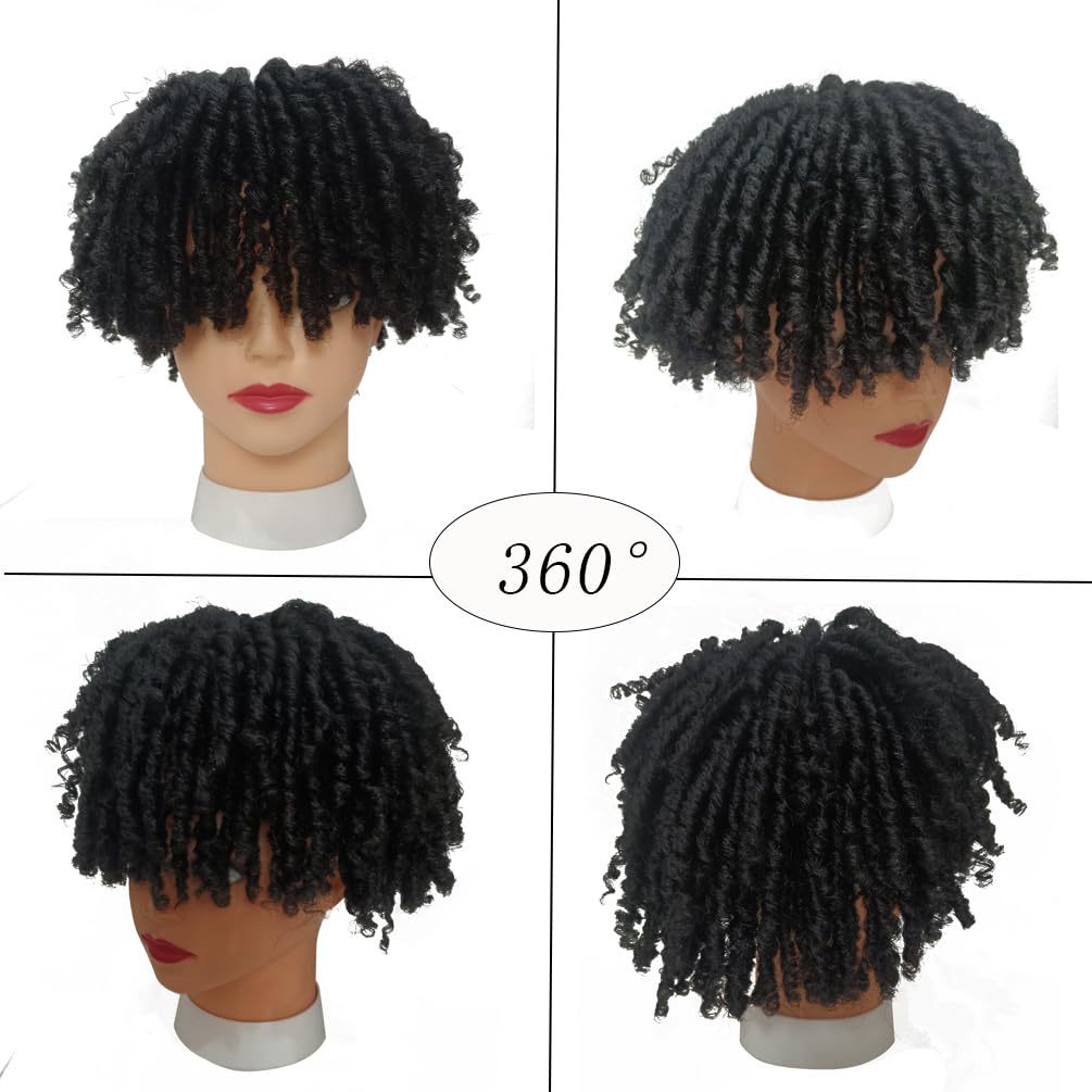 61 Inch Synthetic Hair African Wig Crochet Hair Block dreadlock Tongqu100g Black dreadlocks stuck directly on top of the head