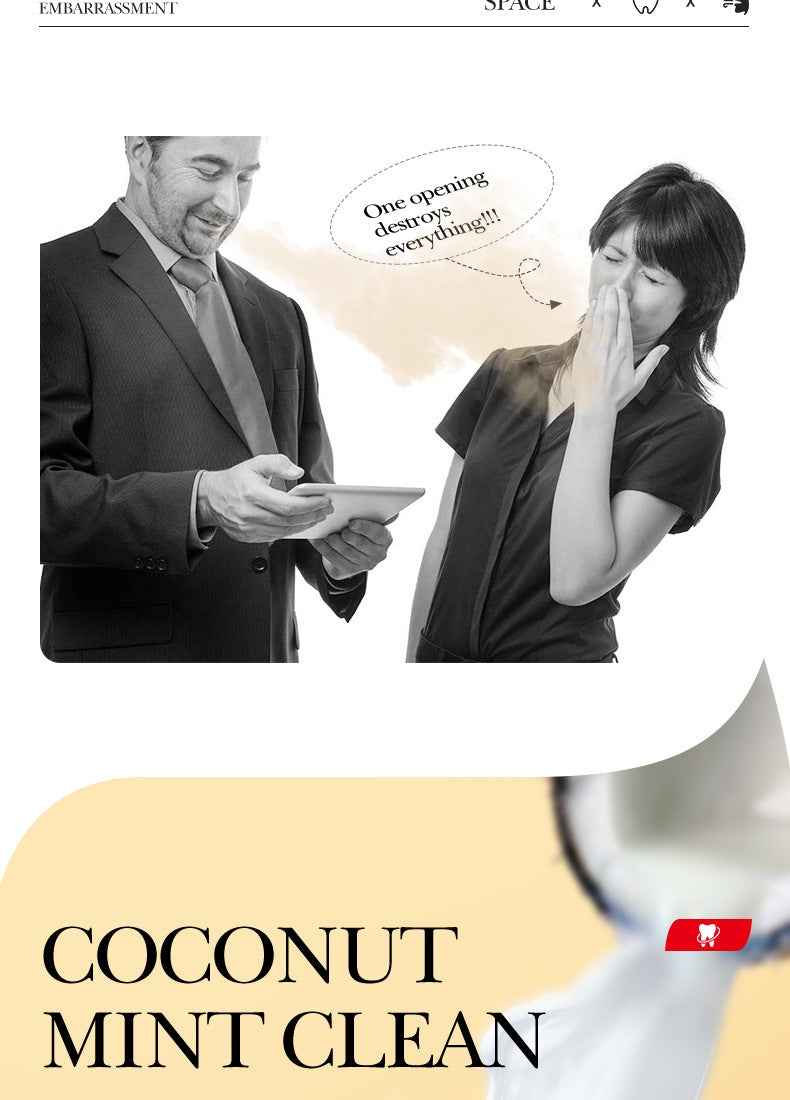 Toothpaste SADOER Vitamin C Coconut Oral Care Gum Protection  Wholesale Live Streaming