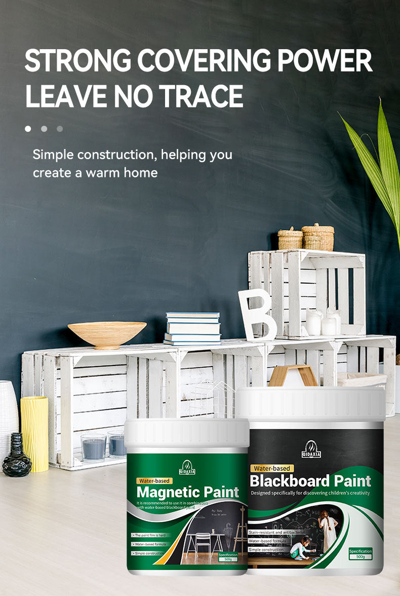 Magnetic Paint Classroom Office Meeting Room Home Wall Paint Coating Kindergarten Room Wall Self-Painting Blackboard Water-Based Blackboard