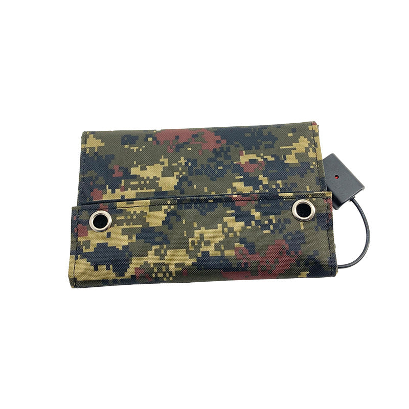 Exclusive Single Crystal 10W 5V Solar Panel Outdoor Portable Folding Bag for Travel Camping Emergency Charging