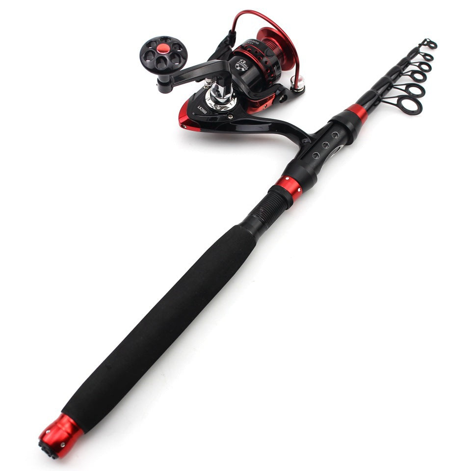 Ultra-short Portable European Carp Fishing Set Fishing Gear Combination European and American Popular Fishing Rod Can Be Used FBA