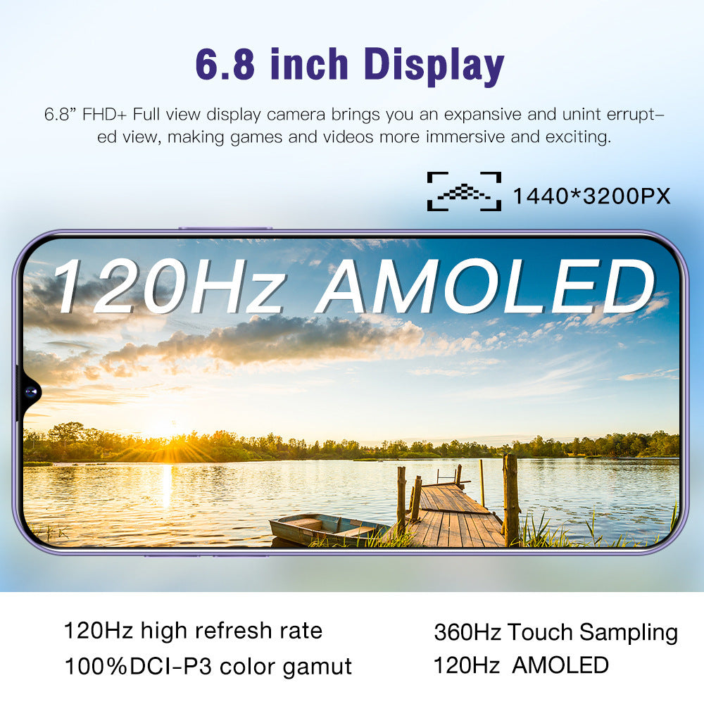 New s23ultra Smartphone6.8Inch High Definition Screen All-in-One Machine4G Android Student Phone Wholesale