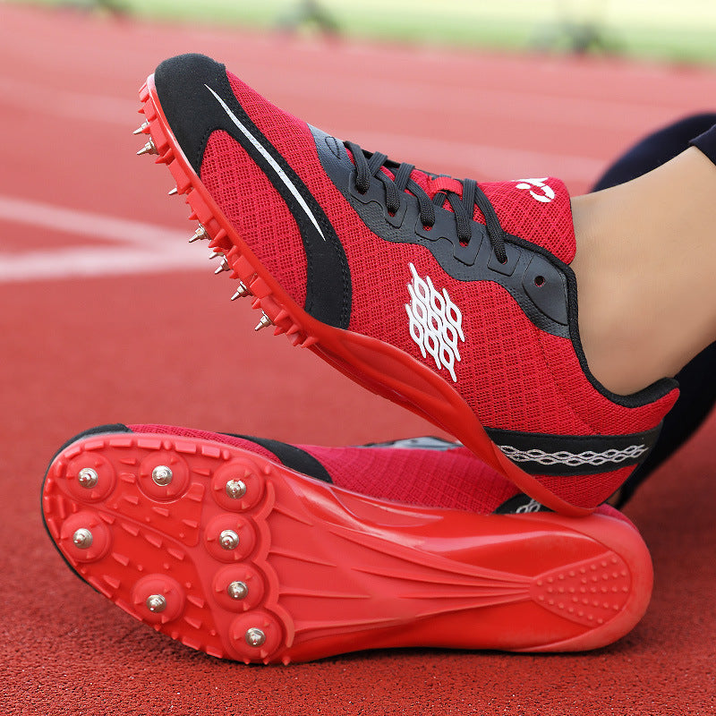 New Professional Track and Field Shoes for Men and Women, Students, Teenagers, Running, Standing Long Jump, Hurdles, High Jump, Spikes, Physical Education Shoes