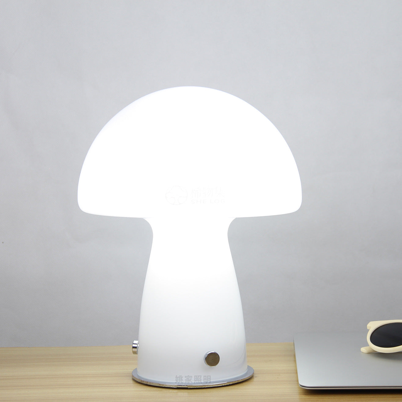 Bauhaus Table Lamp Nordic Minimalist Bedroom Mushroom Lamp Creative Yellow White Bauhaus Lamp Manufacturer Customization