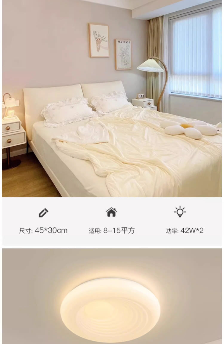 Children's Room Bedroom Ceiling Lamp Full Spectrum Eye Protection led Boys and Girls Cloud Room Cream Style Internet Celebrity Lighting