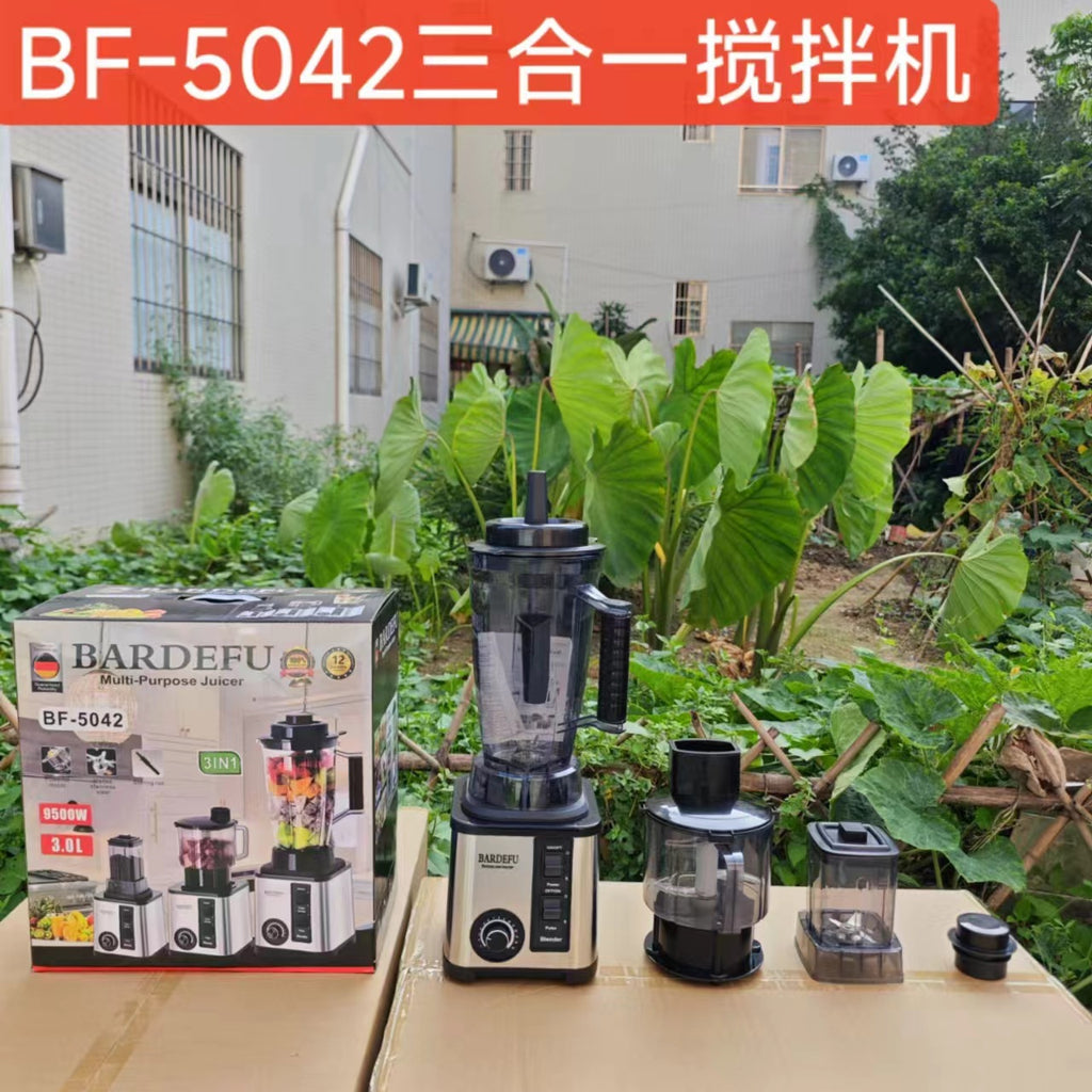 8in1blender Pure Copper Stainless Steel High-Power Meat Grinder Ice Crusher Juicer Blender with Dual Cup Design