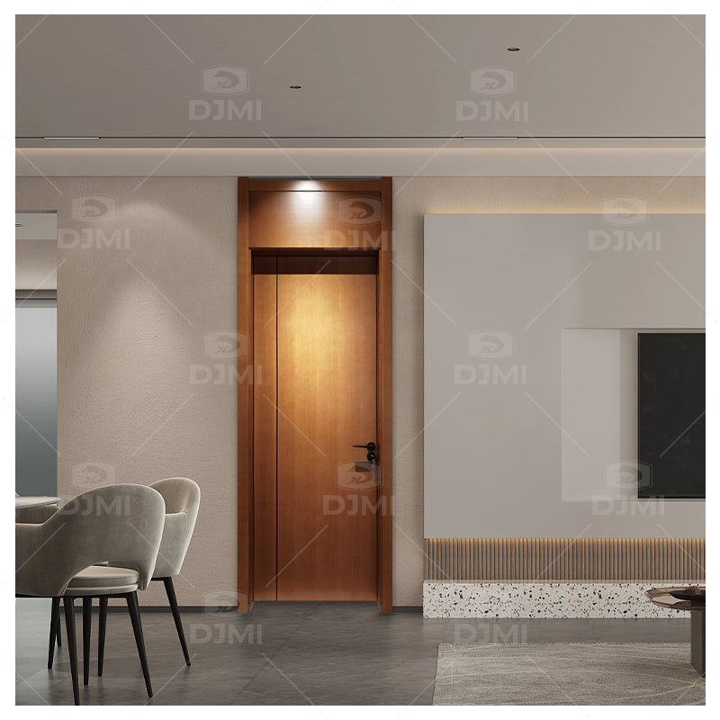 DJMI Modern Design House Villa Interior Luxury Solid Wood Doors Entrance Door