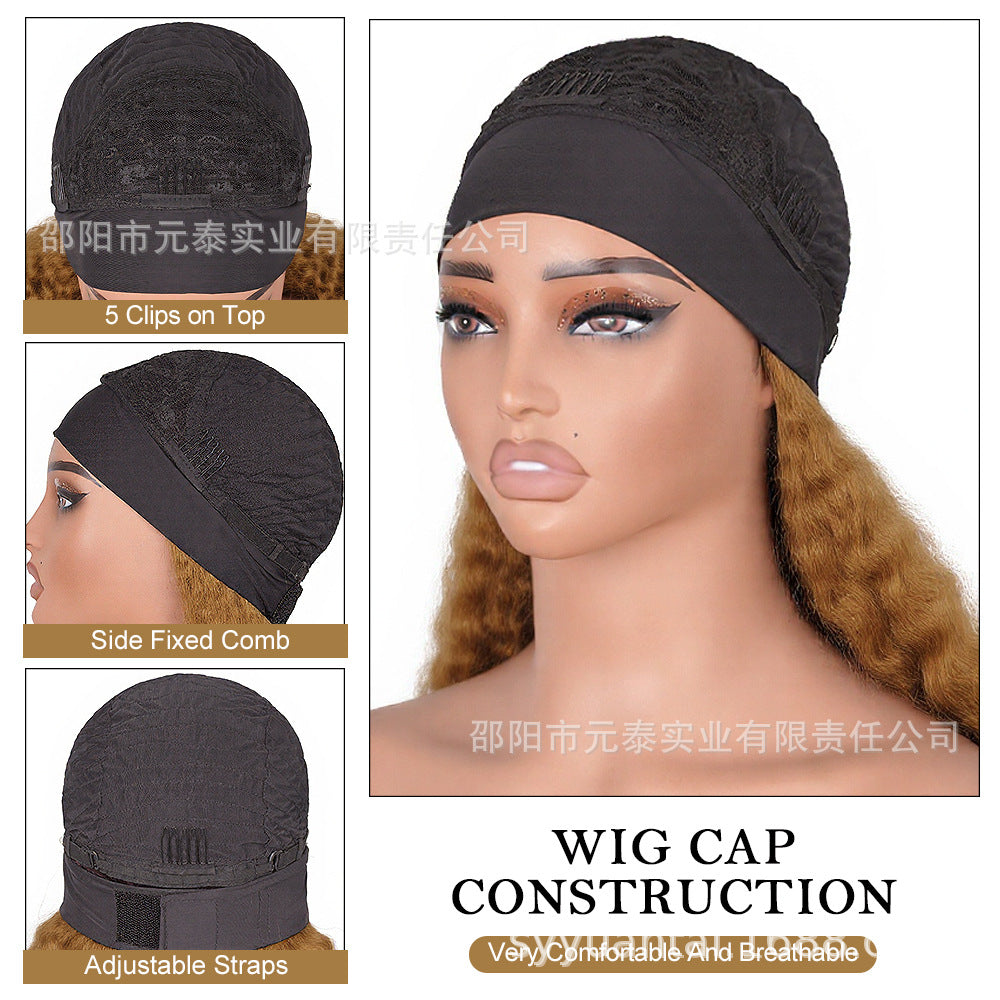 High Quality Multi Color Afro Curly Wigs With Headbang