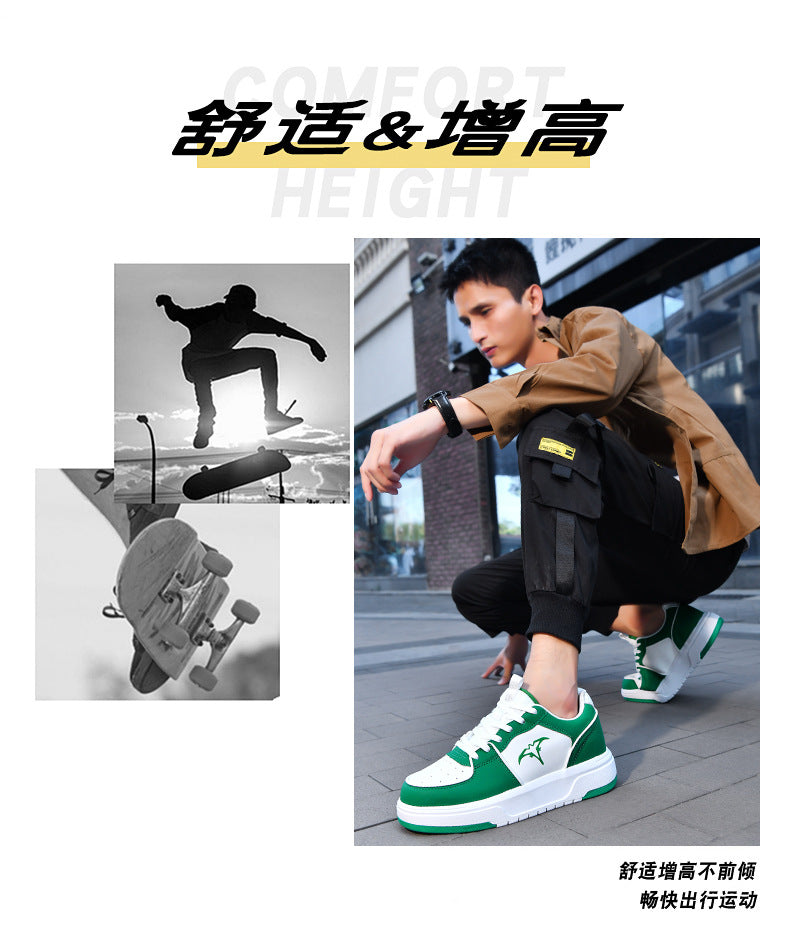 Men's Shoes New Spring Summer Breathable Simple Fashion Sports Sneakers Youth Versatile Lightweight White Trendy Shoes
