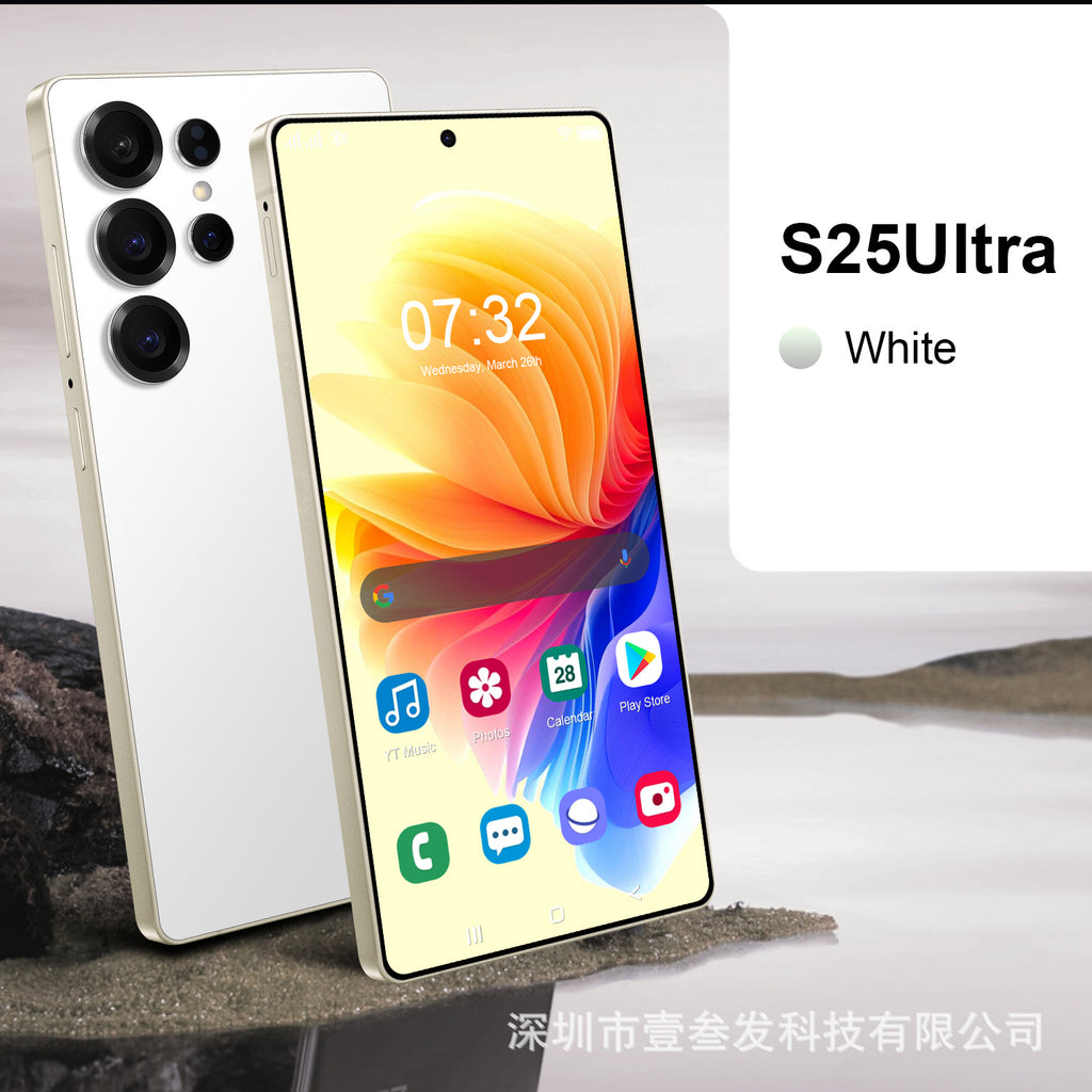 S25 Ultra Smartphone  4+64 High-end7.3Inch Large Screen Android12Source Factory