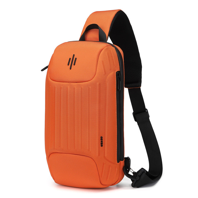 ozuko New Men's Chest Bag Casual Versatile Crossbody Bag Waterproof Anti-theft Men's Bag Crossbody Bag High-end Feel