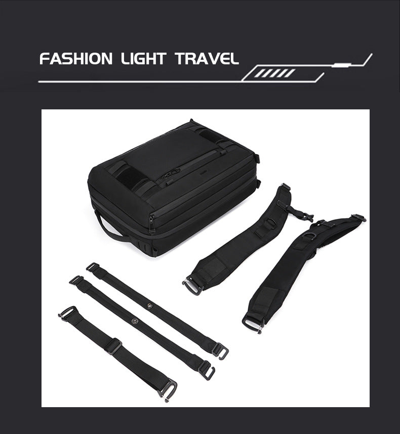 Business Computer Backpack Men's Multifunctional Large Capacity Waterproof Commuting Backpack Shoulder Portable Computer Bag