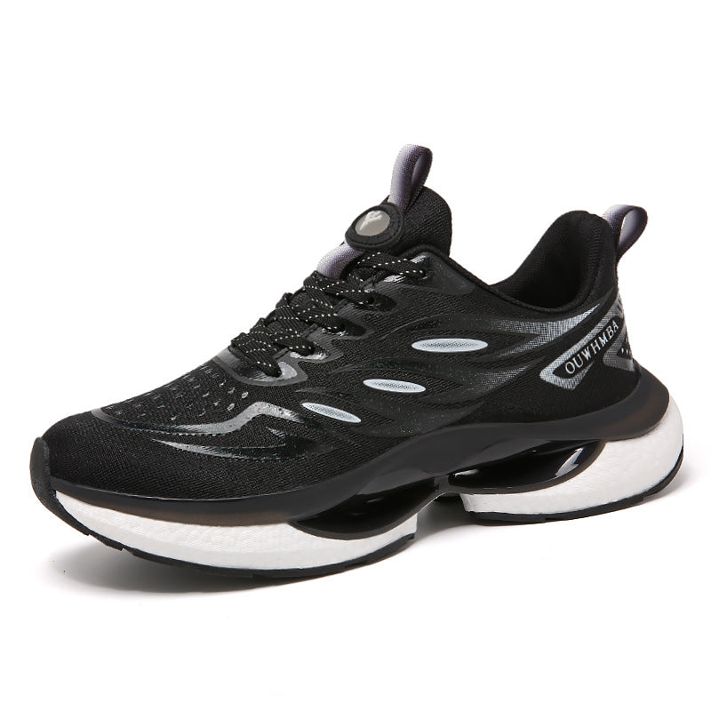 Summer Breathable Men's Shoes2025New Youth Sports Casual Running Shoes Student Lightweight Dad Mesh Trendy Shoes