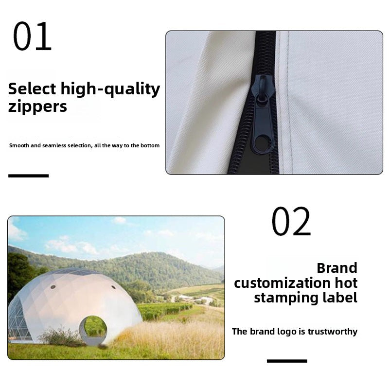 Outdoor Spherical Tent Starry Sky Tent Hotel Windproof Rainproof Semi-Transparent Tent Cabin Tent diy Bubble House