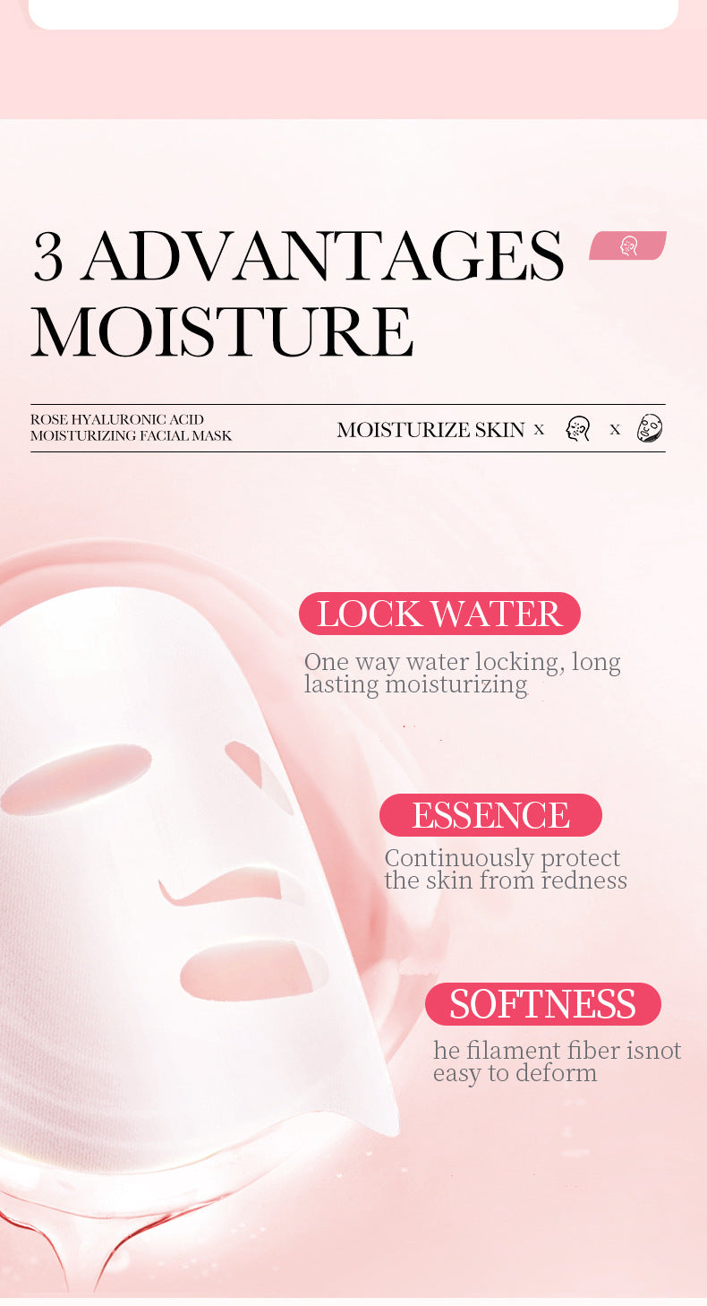 Rose Mask25g BIOAOUA Hyaluronic Acid Moisturizing Hydrating Tablets for Cross-Border Wholesale