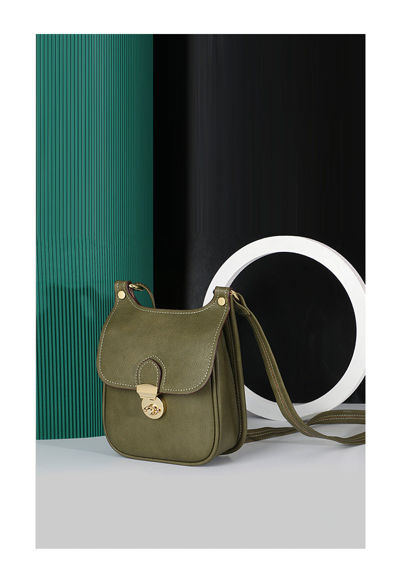 Autumn New Trendy Fashion Korean Version Phone Bag for Women, Niche Design Small Square Bag, Unique Simple Versatile Crossbody Bag
