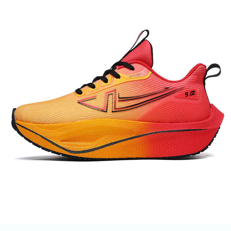 Mesh Men's Shoes New Thick-Soled Breathable Trendy Running Shoes Lightweight Shock-Absorbing Non-Slip Running Travel Shoes Casual Sports Shoes