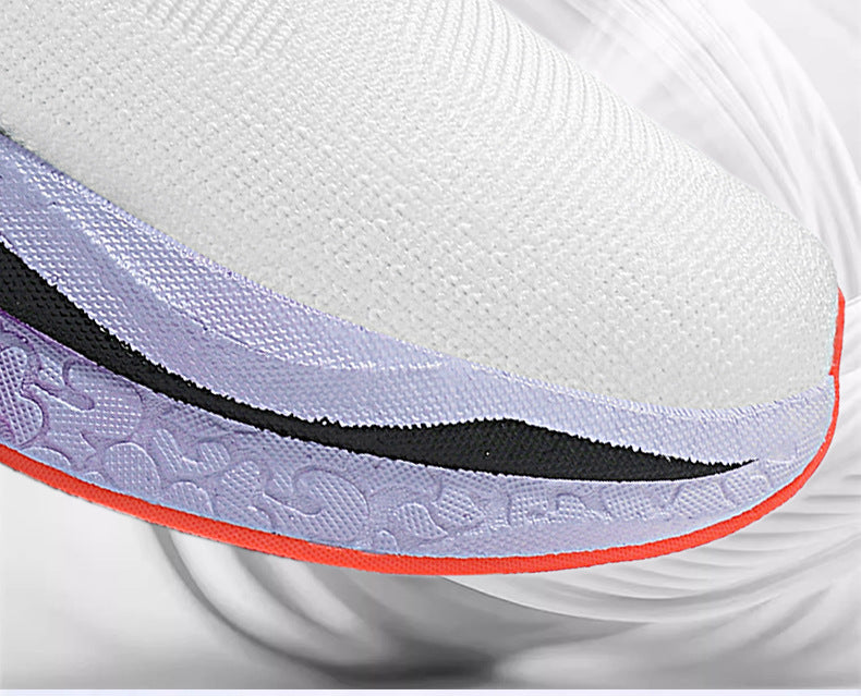 Summer New Style Fei Ran4Jacquard Breathable Comfortable Sports Men's Shoes Fashionable Lightweight Cushioned Wear-resistant Youth Running Shoes