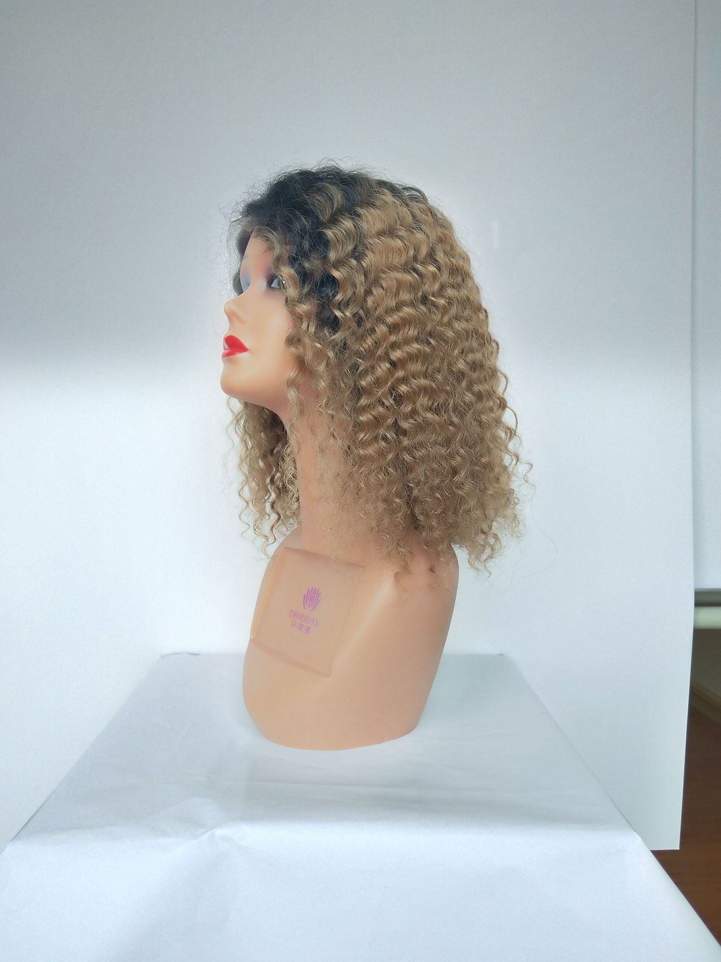 European and American Style Women's Wavy Short Curly Hair Small Curls Explosive Hairpiece Real Human Hair Wig Wholesale Real Human Hair Wig