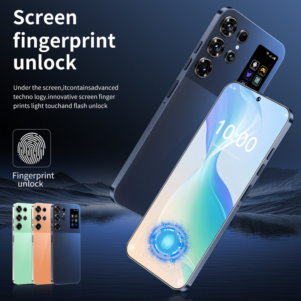Popular S26 Ultra Mobile Phone16+1TB Android7.3Inch Large Screen Hot Selling on AliExpress