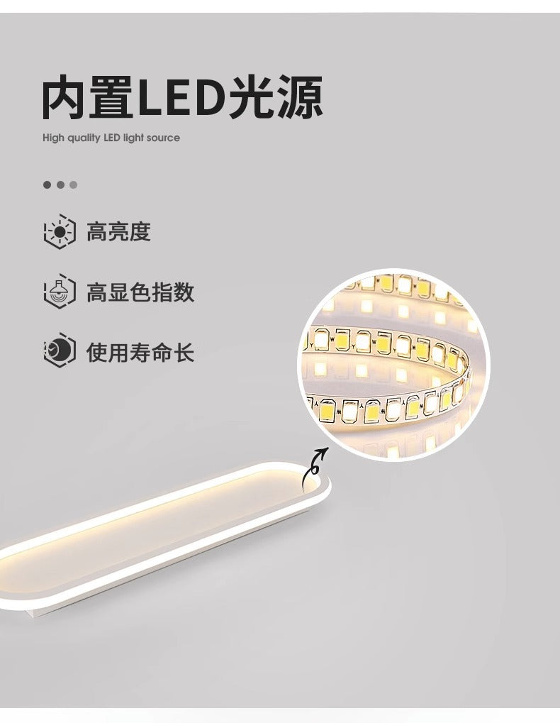 Nordic Ultra-Thin Ceiling Light Rectangular led Living Room Lamps Modern Minimalist Round Lamp Bedroom Lamp Office Lamps