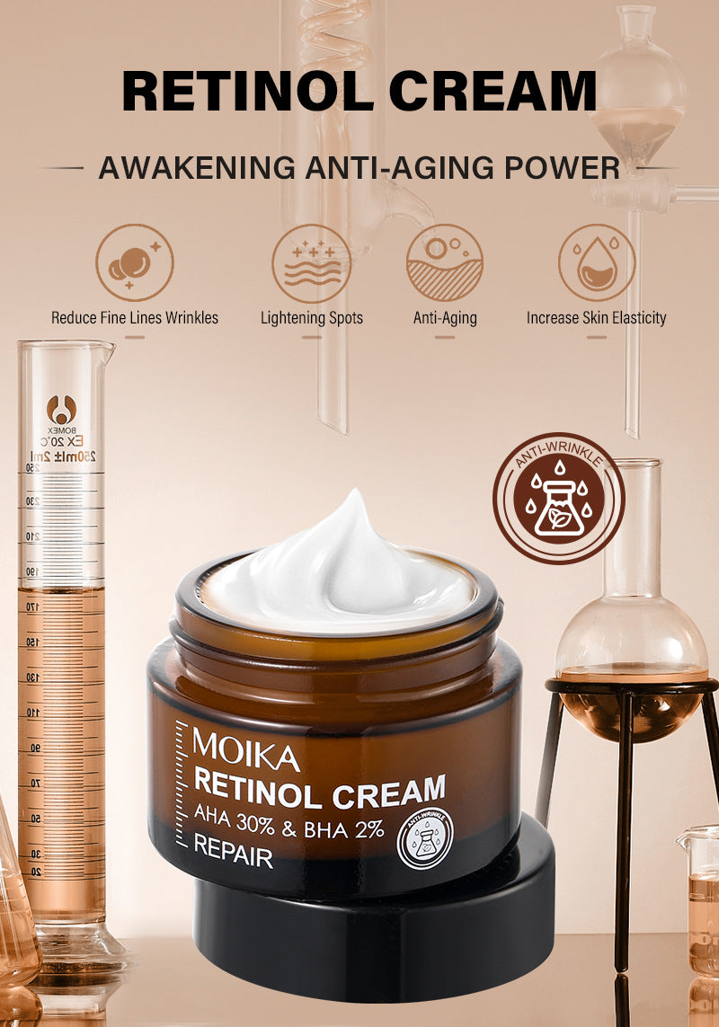 In Stock Double Tube Retinol Anti-Wrinkle Face Cream Eye Cream Skin Care Essence Eye Cream Stick Skincare Products