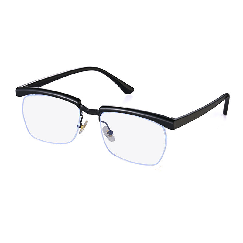 Tom Hardy's Legend of the Underground Half-Frame Glasses Frame High-End Blue Light Blocking Optical Glasses Internet Celebrity Style