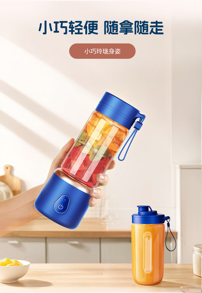 Portable juicer for home use, small ice crusher USB Rechargeable Juicing Cup Multifunctional Electric Juicer Juice Cup